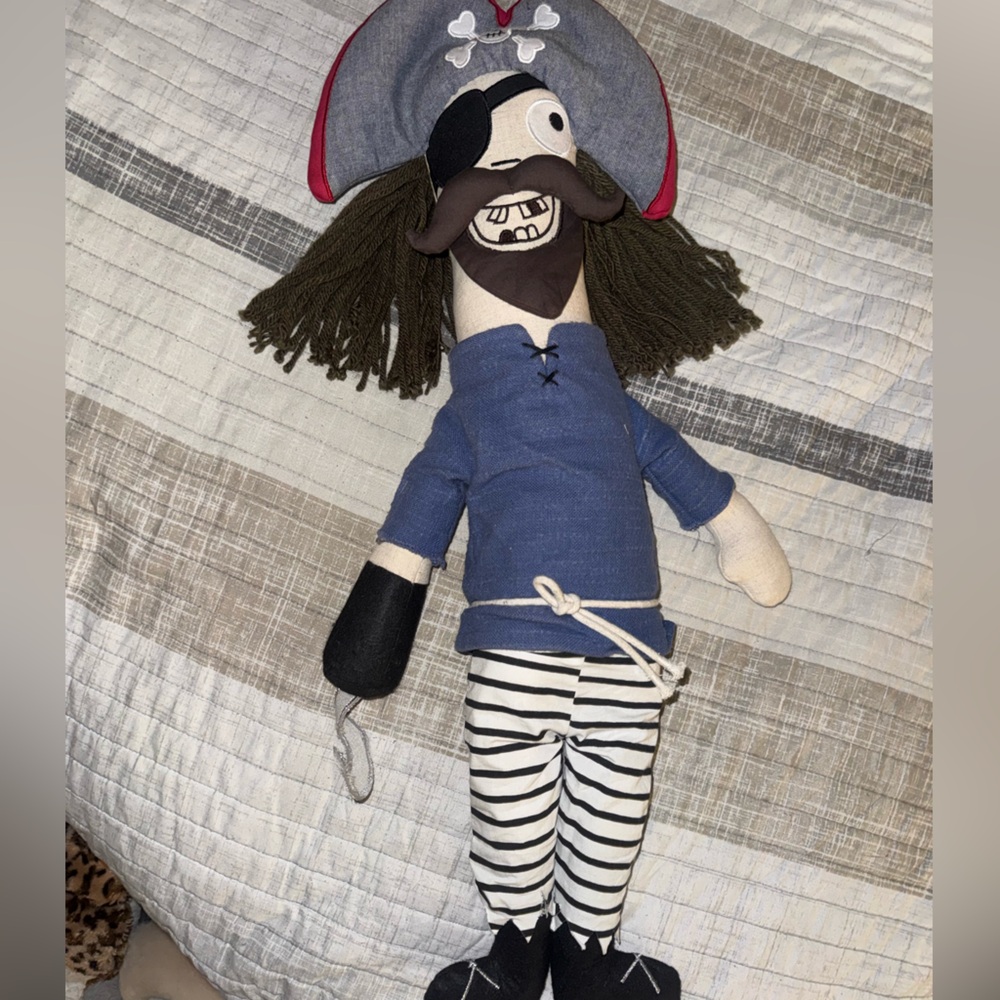Pottery barn Pirate Plush Toy